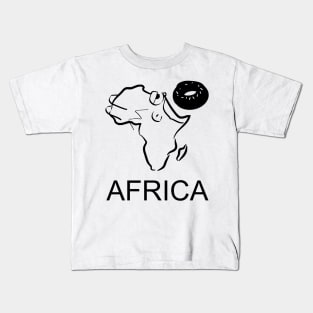 A funny map of Africa - 3 Kids T-Shirt